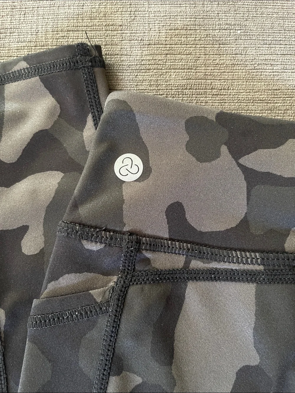Zella Camo Athletic Leggings Girls Size S